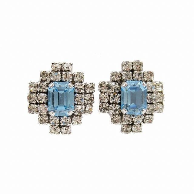 Boucles d'oreilles Christian Dior vintage années 70 bijou déguisement made in Germany couleur cl