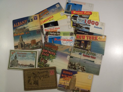 NEW YORK! NY PRE-LINEN, LINEN, CHROME, SOUVENIR POSTCARD FOLDER 18 LOT 1918 & UP - Imagen 12 de 12