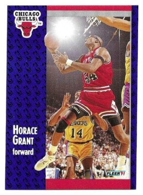 HORACE GRANT 1991-92 FLEER CARD MINT CONDITION