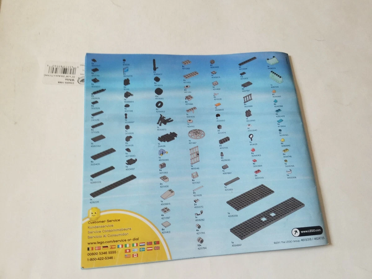 Lego City #7288 Book 3 - Lego - Manuals Only - About 8" X 8.5.