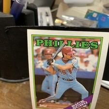 1988 Topps Baseball Card Rick Schu Philadelphia Phillies #731