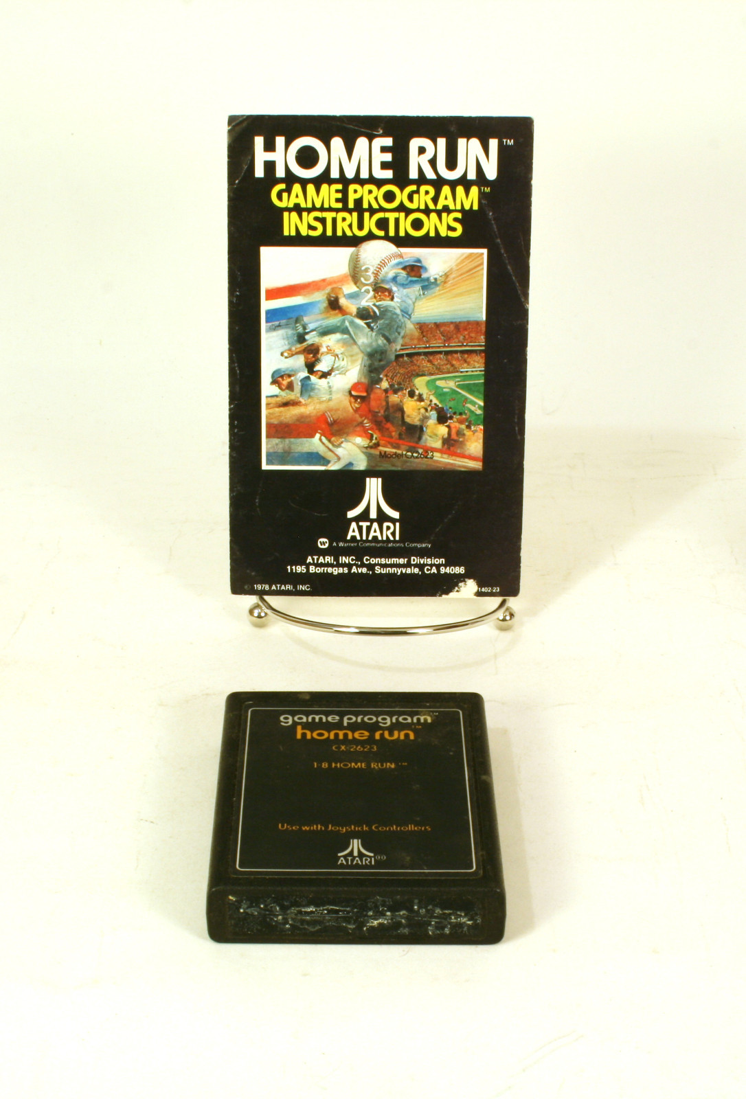 Atari 2600 game Home Run  With Instructions Tested and Working