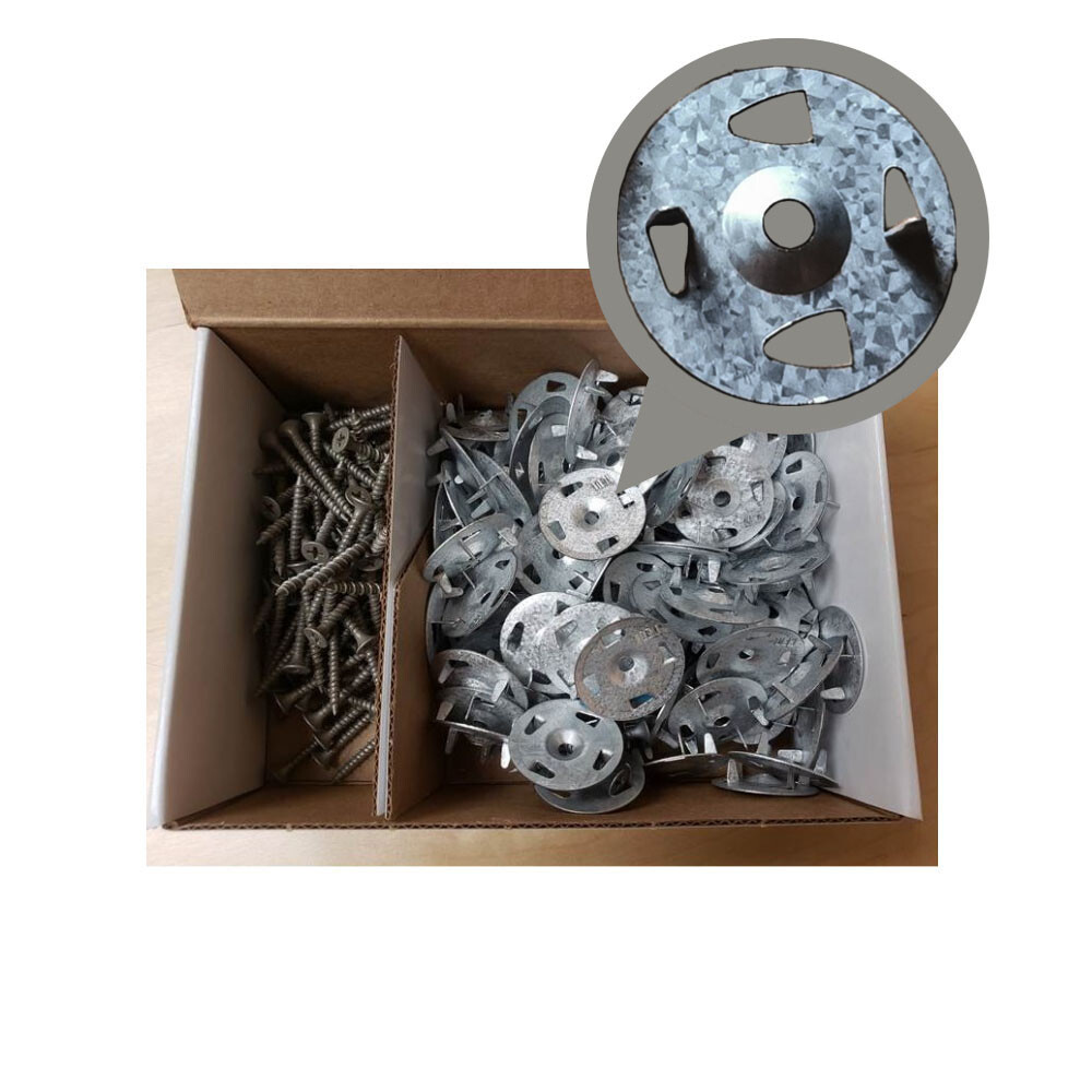 Fasten Kit for KERDI Tile Backer Board,Washer Dia. 32mm Screw 40mm