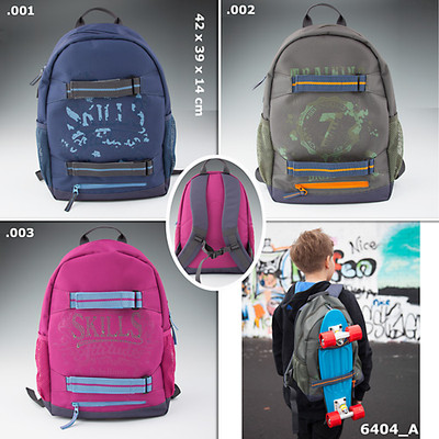 7Skills Rucksack für Pennyboard * 6404 * 3 Farben möglich * 