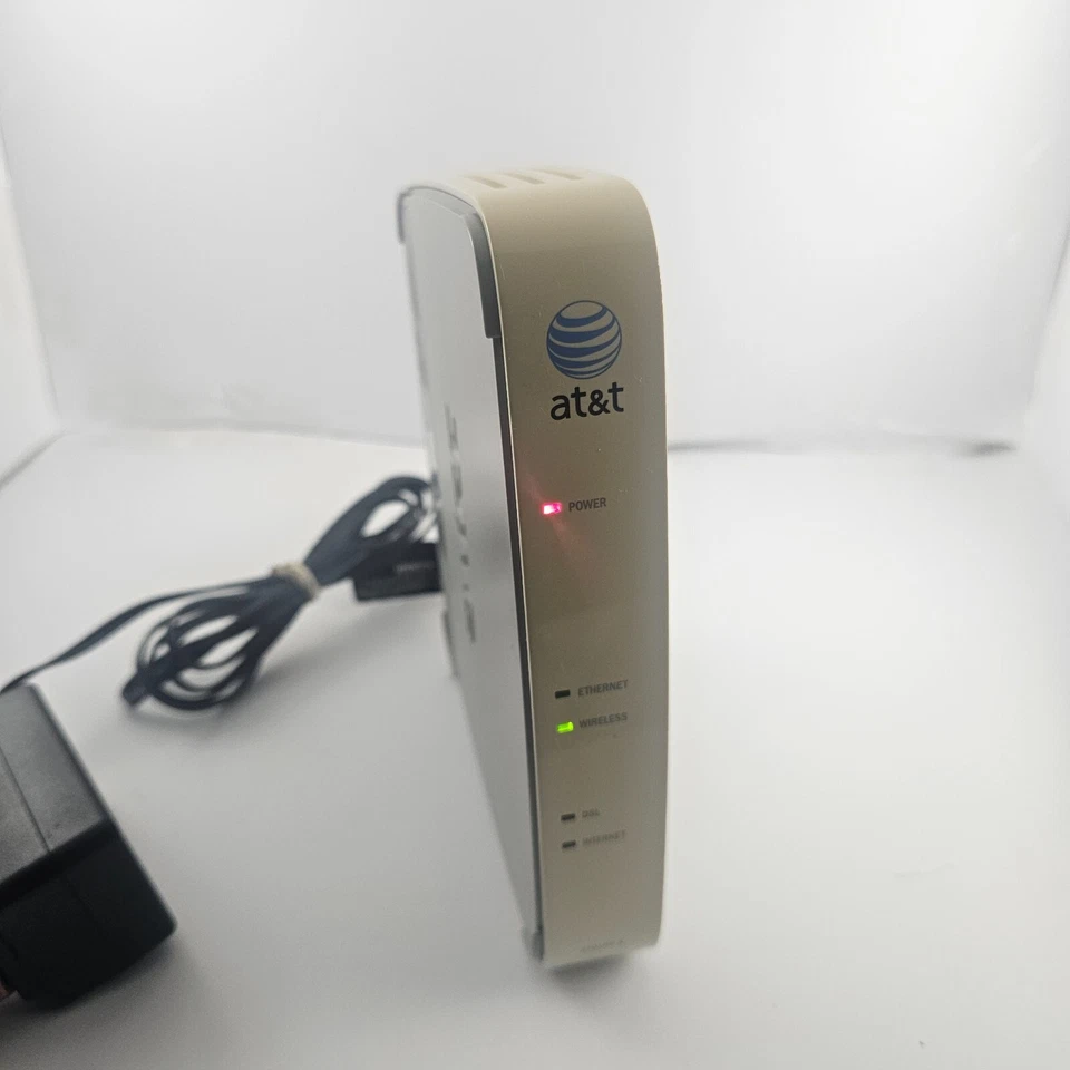 AT&T 2Wire 2701HG-B Wireless DSL Gateway Modem Router w/ Power Adapter - UNTESTE - Image 4 of 4