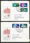GERMANY DDR 1972 2 FIRST DAY COVERS SOCIETY FOR SPORT & TECHNOLOGY