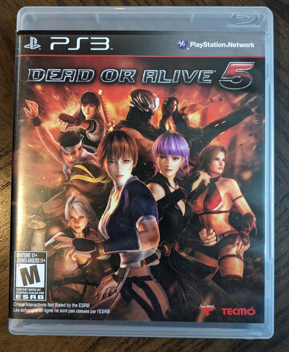 Dead or Alive 5 (Sony PlayStation 3, 2012) - Manual Included