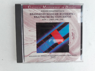 CD Bach, Brandenburgische Konzerte Nos. 1-3, Classical Masterworks in Digital