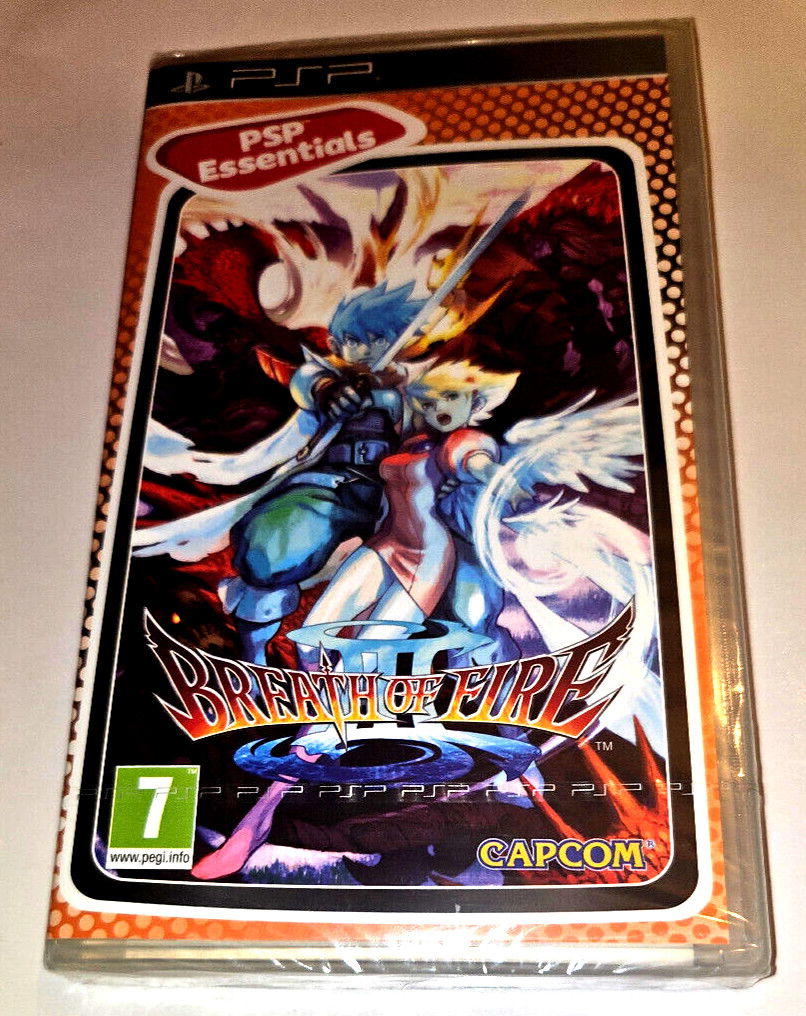 Breath of Fire III Sony PSP boîte anglaise neuve scellée en usine Playstation...