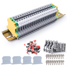 Din Rail Connectors, Her Kindness DIN Rail Terminal Blocks Kit UK-2.5B Universal