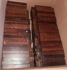 20 pcs 5/8" x 5/8 x 5" Snakewood Pen Blanks
