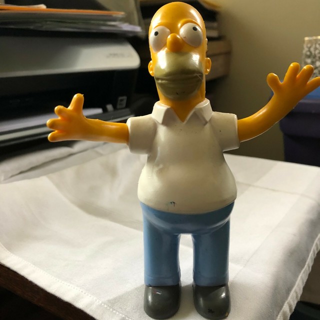 Vintage 1990 Homer Simpson 6 1/2" Bendable Action Figure JESCO eBay
