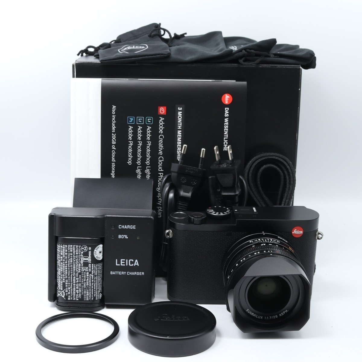 LEICA Q2 Digital Camera Black w/Box [Near Mint