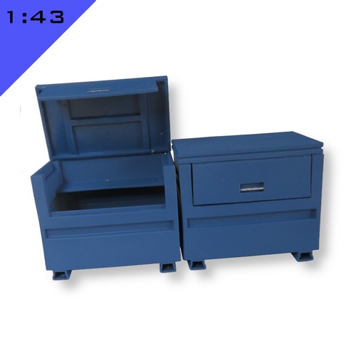 CAJA DE HERRAMIENTAS, ALMACENAMIENTO 1:24 1:32, 1:43 1:50 1:76 Escala, O, OO Modelo de Diorama en Miniatura - Imagen 14 de 26