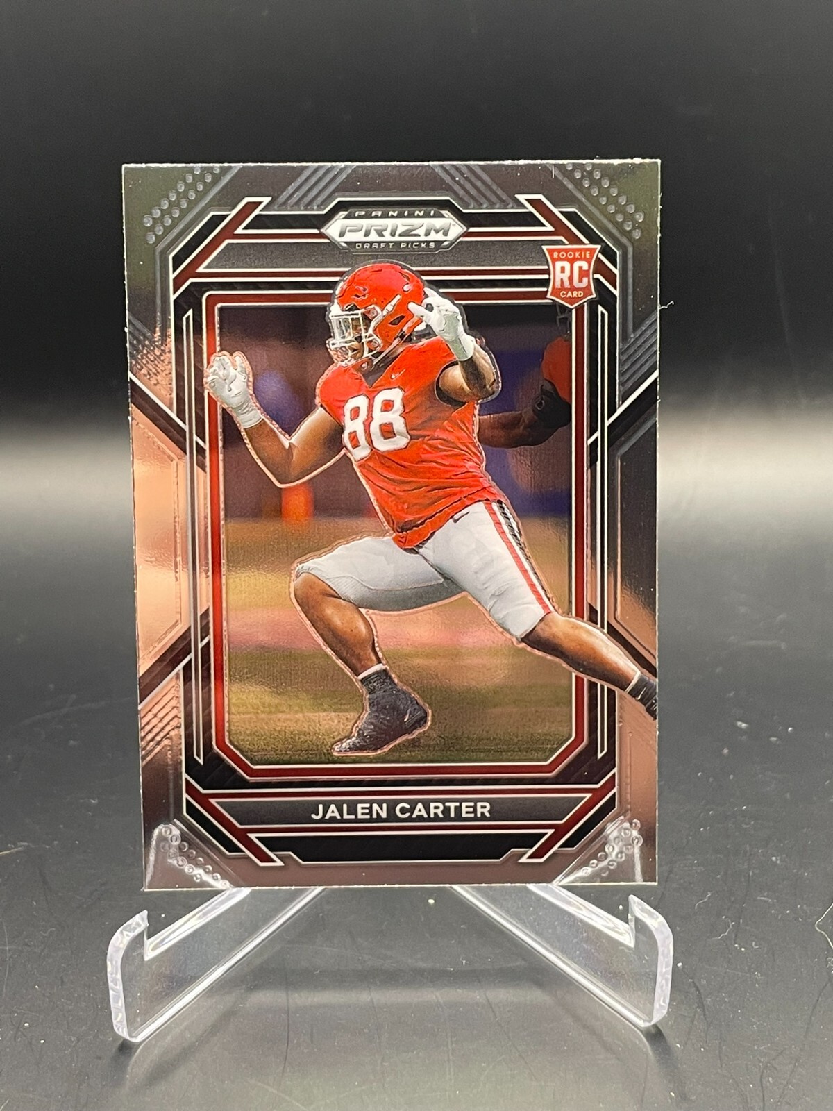 2023 Panini Prizm Draft Picks #163 Jalen Carter Rookie Card