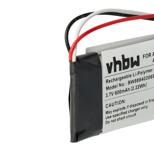 Batteria per Sennheiser HD 4.40 BT, HD 4.50 BTNC, Urbanite XL 600mAh - Foto 7 di 9