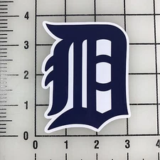 Detroit Tigers MLB 4" Tall VInyl Decal Sticker - BOGO