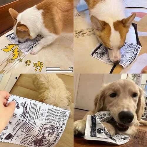 Dog Toy Chew Toy Newspaper Toy for Dogs Educational Toy Stress Relief - Picture 8 of 8
