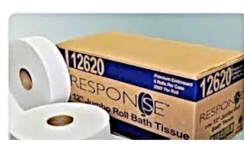 NUEVO EN CAJA - Papel higiénico de papel higiénico Jumbo Case of Response 12"