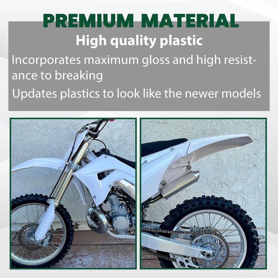 Kit de plástico Restyle para Honda CR125R CR250R 02-07 juego completo carenado de carrocería Foto 2 de 4