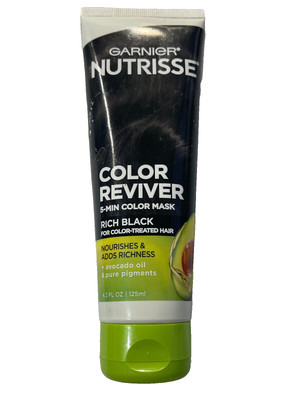 Garnier Nutrisse Rich Black Color Reviver 5 Min Hair Color Mask 4.2 fl oz