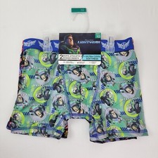 Boys Boxer Briefs Disney Pixar Buzz Lightyear 2 Pack Size 10