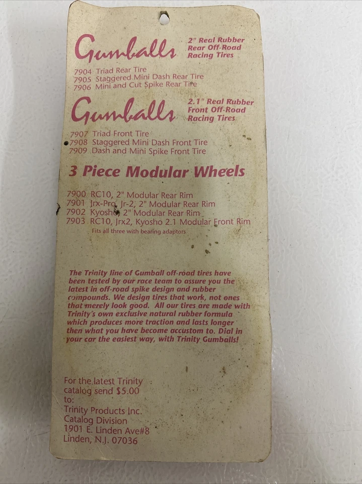 Pneu dianteiro mini painel escalonado trinity gumballs 2,1” 7908  - Imagem 2 de 2