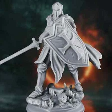 Human Paladin Dnd Mini | Oath of Vengeance Knight Dnd Miniature | By DM Stash