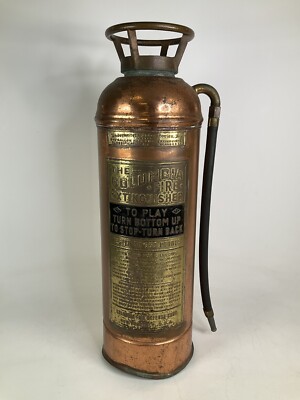 Vintage The Columbia Defense Fire Corp Fire Extinguisher 24'' Tall New York EMPTY