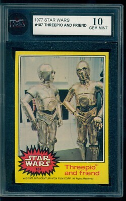 1977 Star Wars Topps - PSA 9 - #5 PRINCESS LEIA ORGANA - MINT