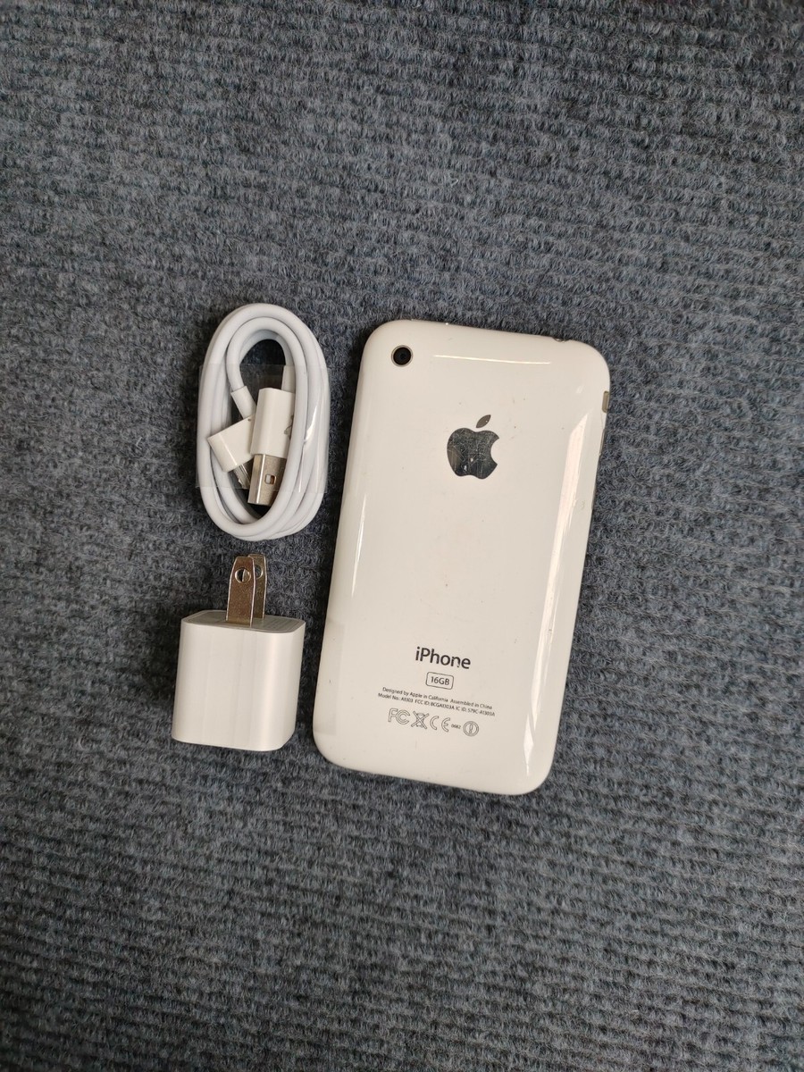 Apple iPhone 3GS 16GB White/Black Factory Unlocked working