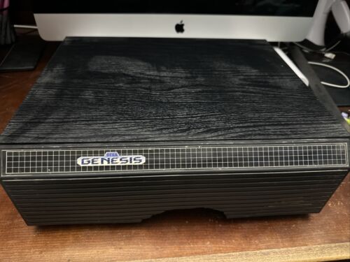 Genuine Vintage Sega Genesis 36 Game Cartridge Storage Drawer Cabinet w/ Label