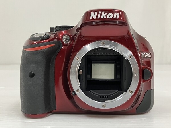 Nikon D5200 Red 24.1MP Digital Camera w/18-55mm VR Lens Kit