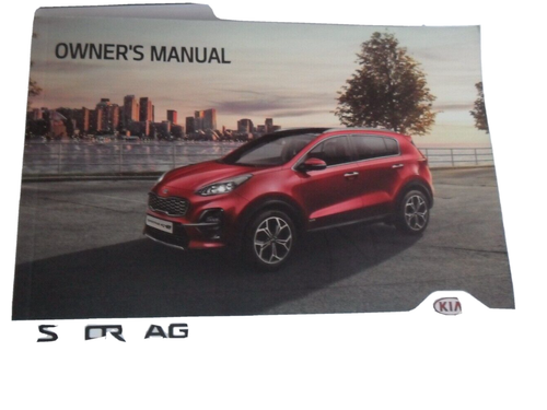 GENUINE KIA SPORTAGE OWNERS MANUAL 2018 ENGLISH RIGHT HAND DRIVE - G