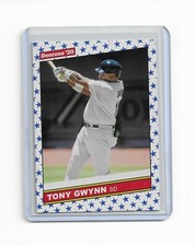 Tony Gwynn 2020 Donruss Independence Day Retro 86 Card #218 San Diego  Padres 