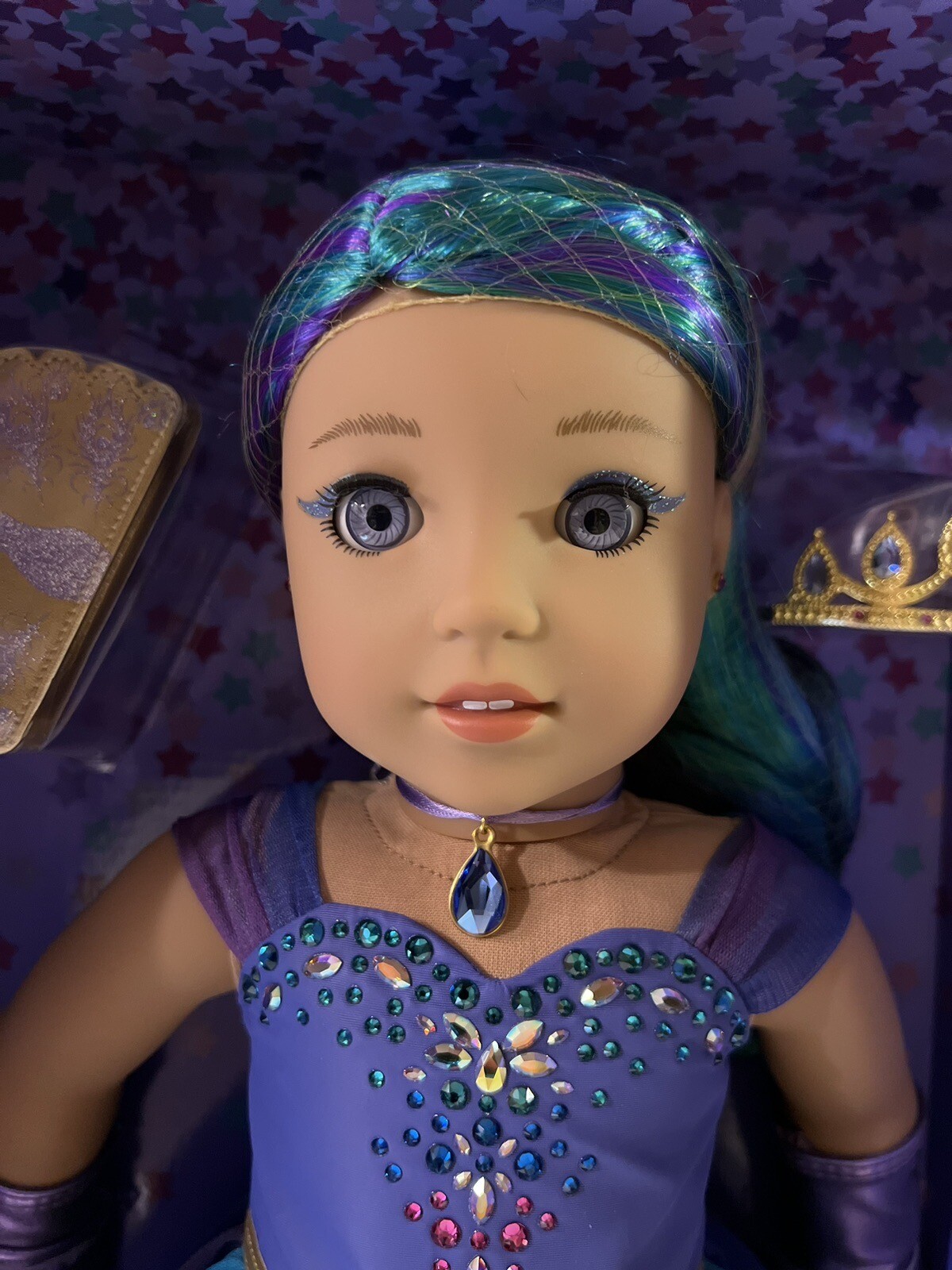 American Girl 2022 Collector Doll Sapphire Splendor Swarovski Limited Edition 194735088959 eBay