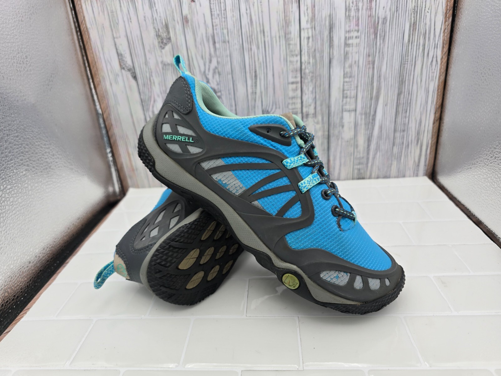Scarpe da donna Merrell Proterra Vim blu trail running escursionismo sneaker taglia 9