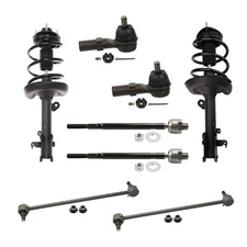 Front Suspension Kit 8 PCS Struts Tie Rods Sway Bar Link Set for Honda Ridgeline