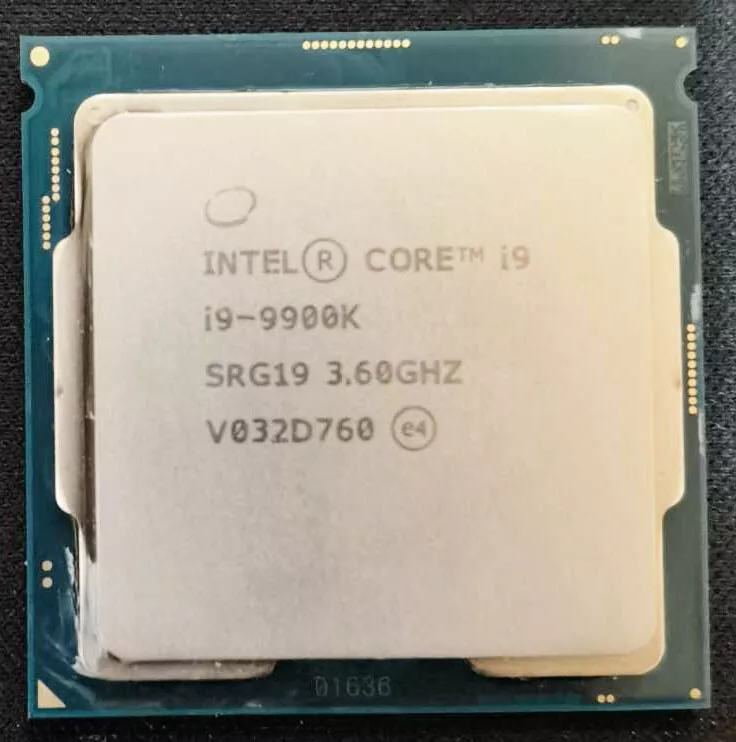 Intel Core i9-9900K 3.6GHz 8Core SRG19 Socket LGA1151 95W Desktop CPU  Processor