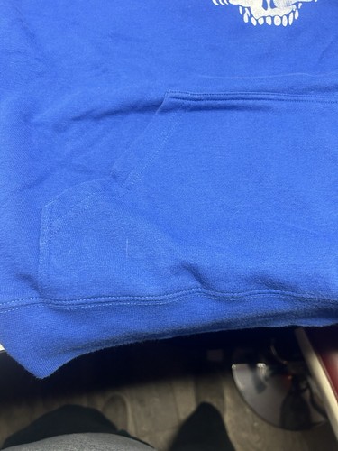 GRATEFUL DEAD Hoodie XL Double Wall Hood Laces Front Pocket Excellent Ripple Juc - Picture 14 of 15