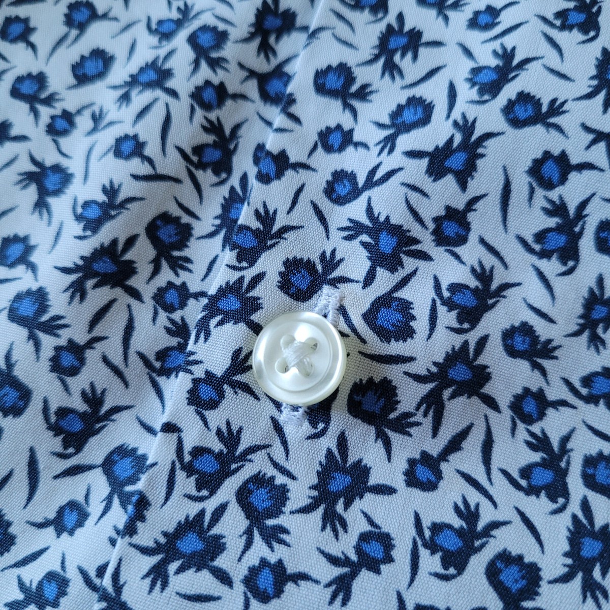 Hugo Boss x Thomas Mason men's Size L Slim fit Shirt Floral