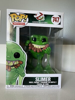 Funko Pop Slimer 747 Movies Ghostbusters 35th Green Ghost with Hot Dogs