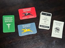 Totopoly Vintage Board Game Card Decks (including Surgeon/Trainer Reports)