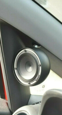 Audison Thesis TH3.0, Aluminum pods black for Midrange Audison Thesis TH3.0