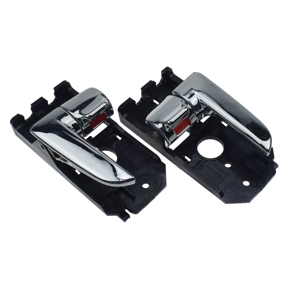 4Pcs Interior Door Handle Chrome Front Rear Left Right For Kia Spectra Spectra5 Foto 3 de 4