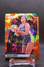 Kalani Brown #29 2024 Panini Prizm WNBA Ice Orange Prizms Dallas Wings