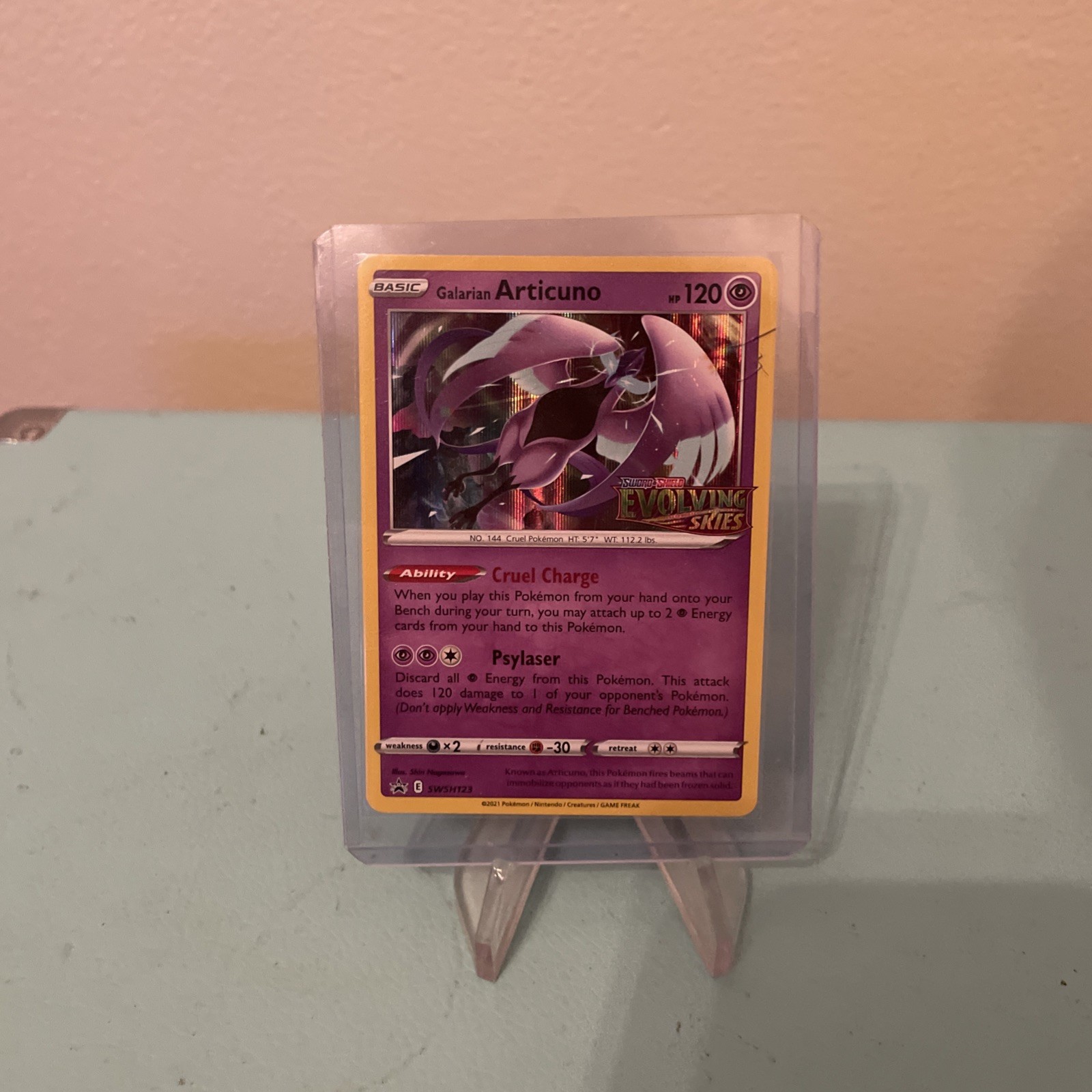 Galarian Articuno - SWSH123 - Black Star Promo - Evolving Skies - Pokemon - NM/M