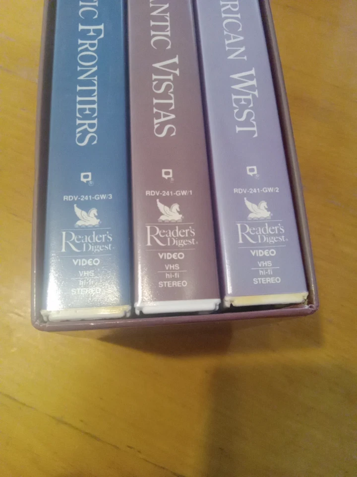 Reader's Digest VHS Scenic Wonders of the America 3-Tape Set Bundle - Image 2 of 4