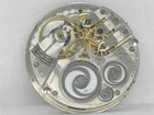 ANTIQUE 16S ELGIN GRADE 381 17 JEWEL 3 FINGER BRIDGE POCKET WATCH MOVT, RUNNING!