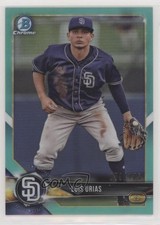 2018 Bowman Chrome Prospects Aqua Refractor 59/125 Luis Urias #BCP57 i5q
